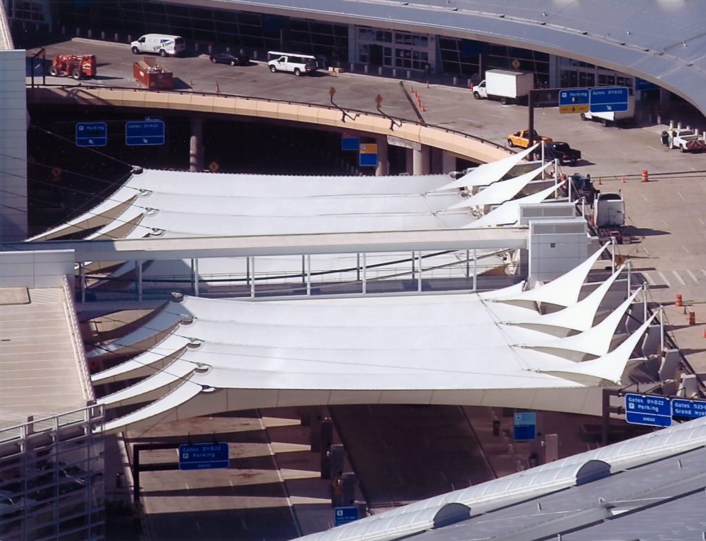 Fort Worth Airport Dallas, TX, USA Cooperation in design and membrane fabrication
